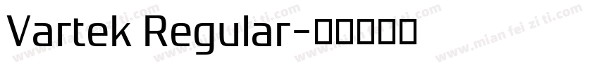 Vartek Regular字体转换